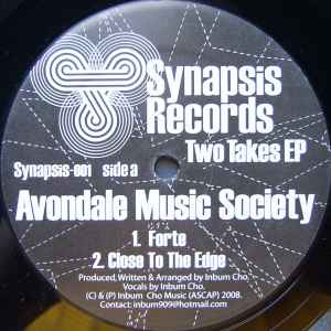 Avondale Music Society - Two Takes EP album cover