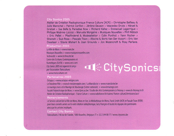 télécharger l'album Various - City Sonics 2005