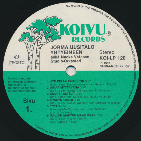 last ned album Jorma Uusitalo - Hetki Vain