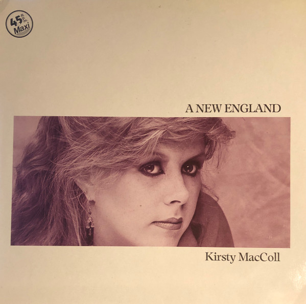 Kirsty MacColl – A New England (1985, Pink Cover Photo, Vinyl