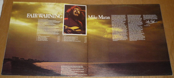 Mike Maran - Fair Warning | Bronze (ILPS-9221) - 4