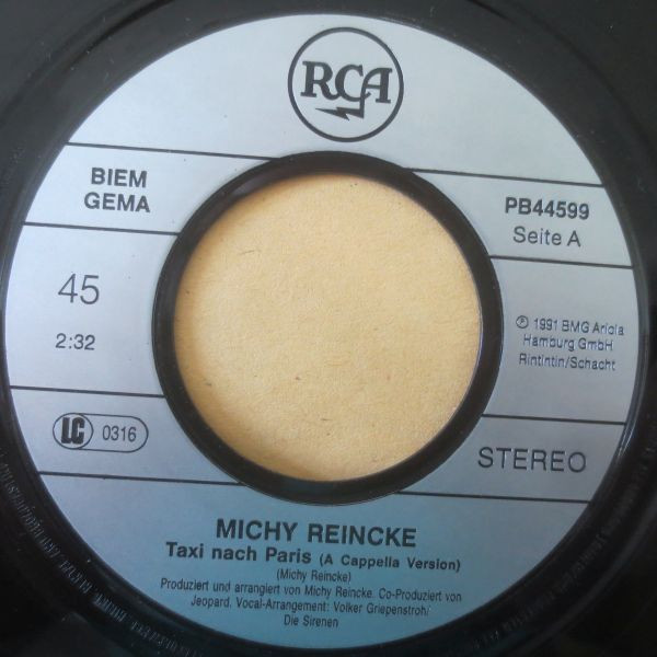 Album herunterladen Michy Reincke - Taxi Nach Paris