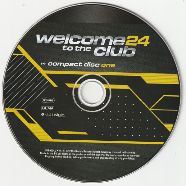 ladda ner album Klubbingman - Welcome To The Club 24