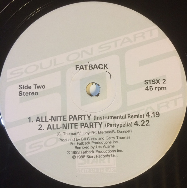 Fatback - All-Nite Party | Start (STSX 2) - 4