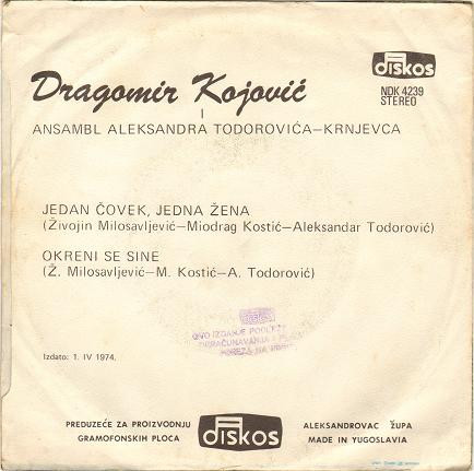 lataa albumi Dragomir Kojović - Jedan Čovek Jedna Žena