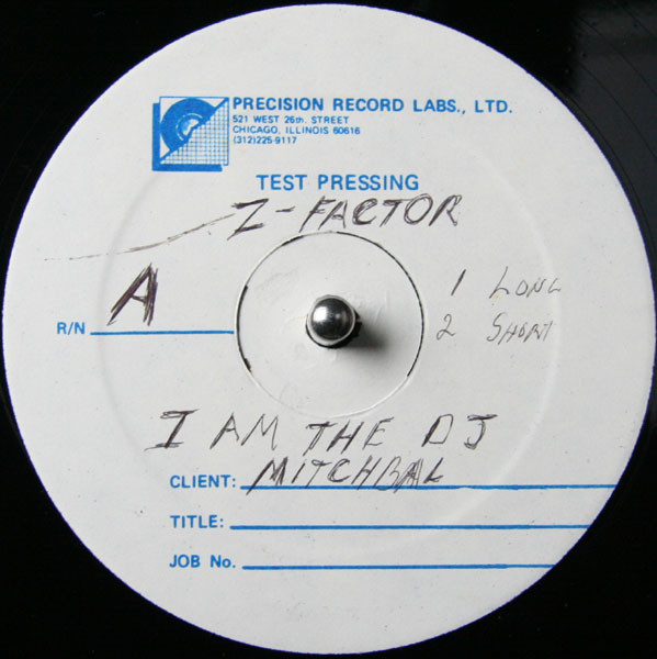 Z-Factor – I Am The D.J. (1985, Brown Text, Vinyl) - Discogs
