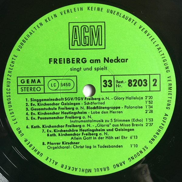 ladda ner album Various - Freiberg Am Neckar Singt Und Spielt