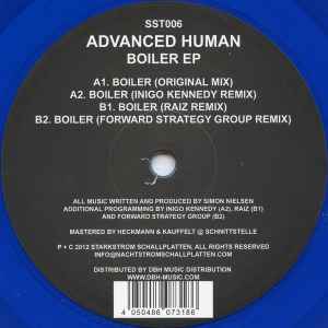 Advanced Human - Boiler EP album cover