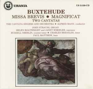 The Cantata Singers - Buxtehude: Miss Brevis - Magnificat - Two Cantatas album cover