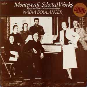 Claudio Monteverdi - Selected Works album cover