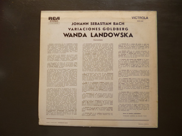 lataa albumi Bach Wanda Landowska - Bach Goldberg Variations