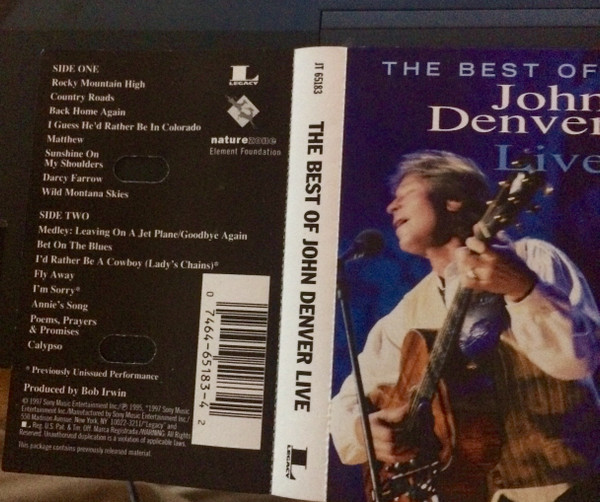 John Denver – The Best Of John Denver Live (1997, CD) - Discogs