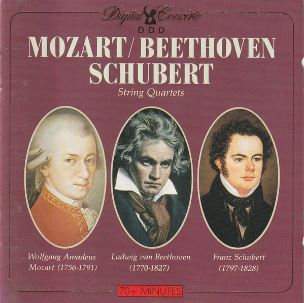 Mozart / Beethoven / Schubert – String Quartets (1990