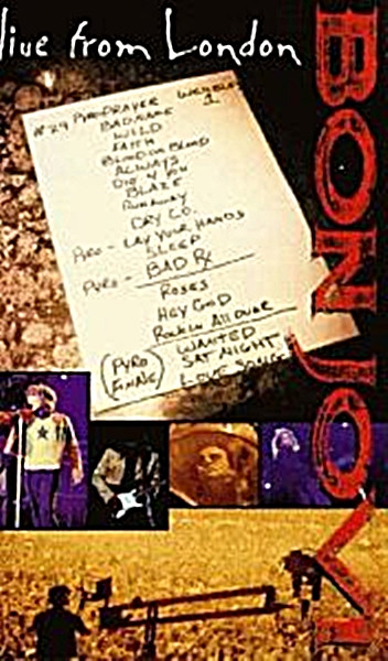 Bon Jovi – Live From London (1995, VHS) - Discogs