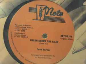 Dave Barker (2) - Green Grows The Lilac album cover