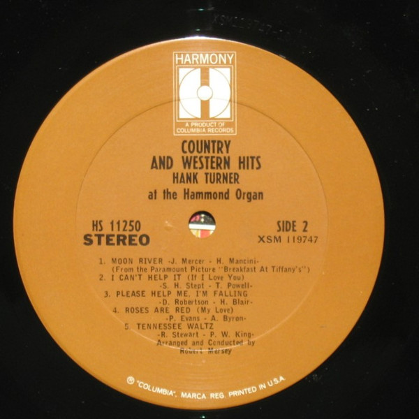 descargar álbum Hank Turner - Country And Western Hits