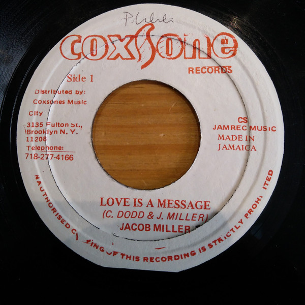 Jacob Miller – Love Is A Message (Vinyl) - Discogs