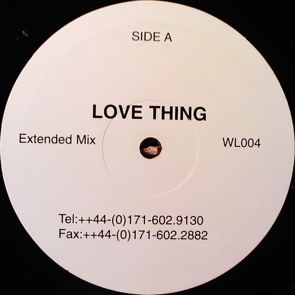 Gamma – Love Thing (1998, Vinyl) - Discogs