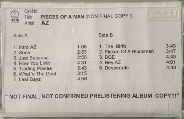 Pieces of a Man (AZ album) - Wikipedia