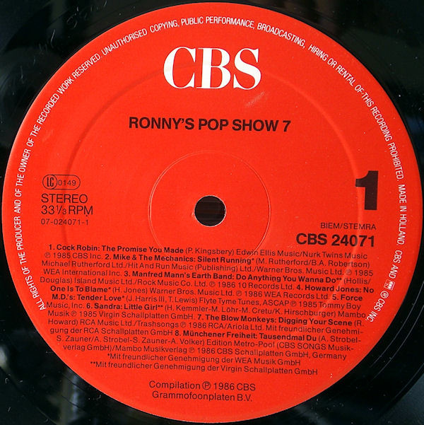 Album herunterladen Various - Ronnys Pop Show 7