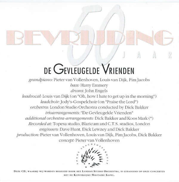 descargar álbum De Gevleugelde Vrienden - 50 Jaar Bevrijding