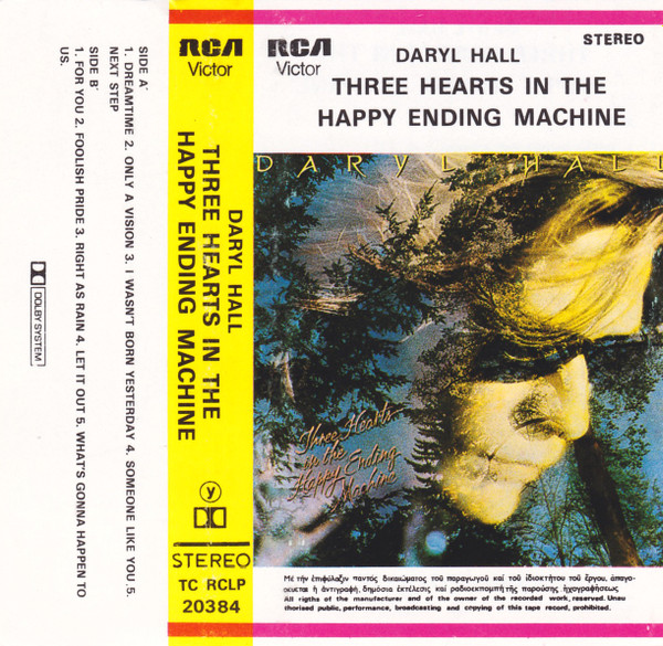 Daryl Hall – Three Hearts In The Happy Ending Machine (1986