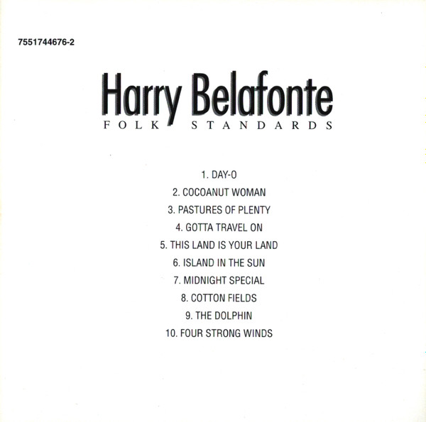 Album herunterladen Harry Belafonte - Folk Standards The Encore Collection