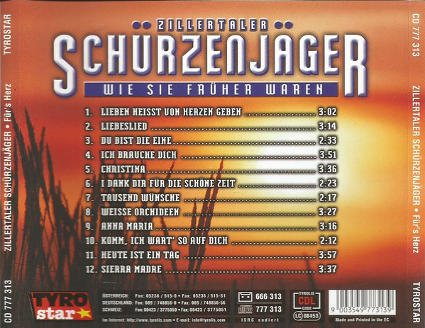 télécharger l'album Zillertaler Schürzenjäger - Wie Sie Früher Waren