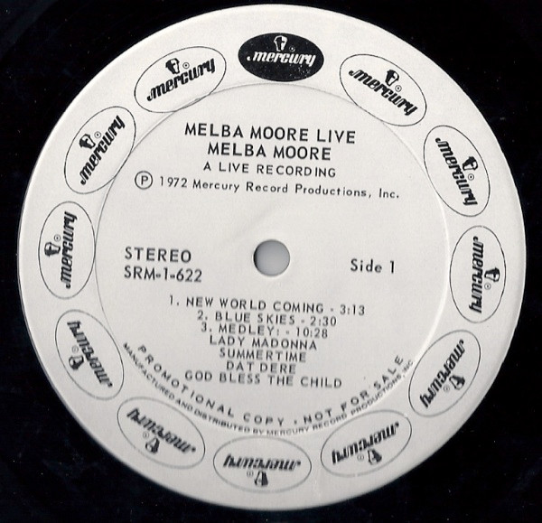 Melba Moore – Melba Moore Live! (1972, Vinyl) - Discogs