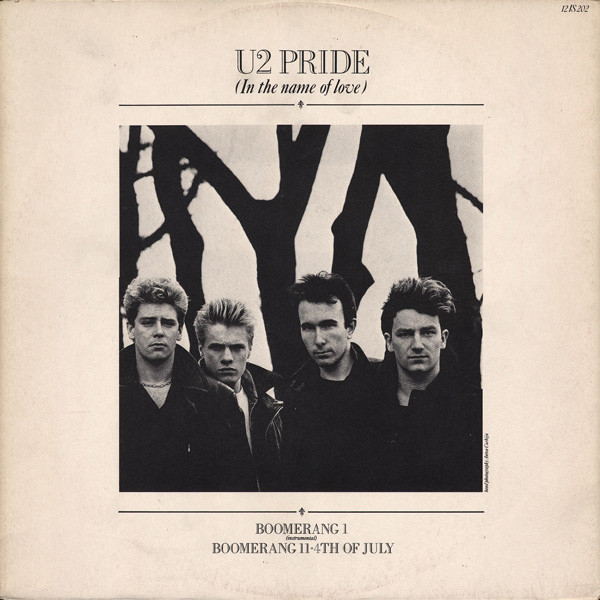 U2 Pride Vinyl Record 7 Inch Island 1984 Double Pack Rock In The Name Of Love 