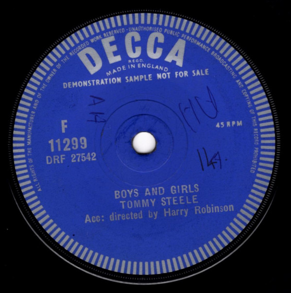 descargar álbum Tommy Steele - Boys And Girls