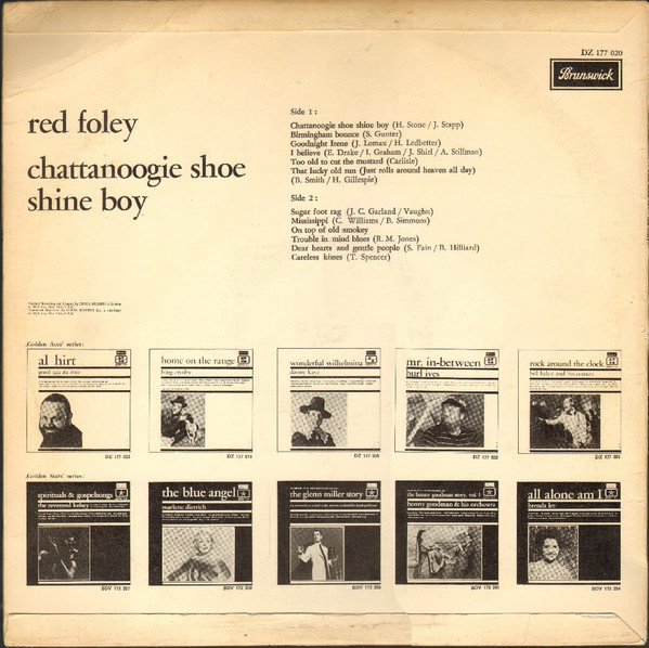 last ned album Red Foley - Chattanoogie Shoe Shine Boy