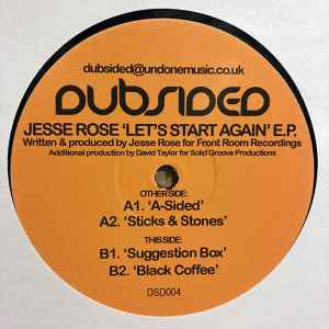 Jesse Rose - Let's Start Again EP album cover