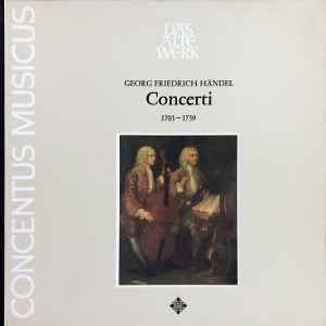 Georg Friedrich Händel - Concerti (1703-1739) album cover