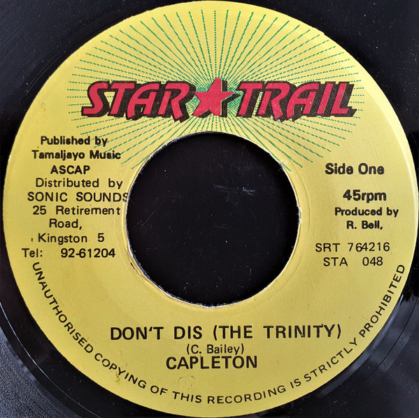 télécharger l'album Capleton - Dont Dis The Trinity