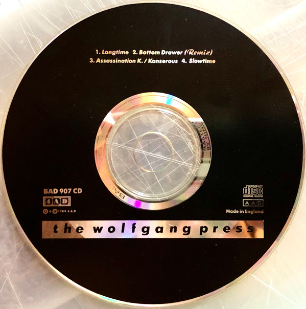 The Wolfgang Press - Raintime / Bottom Drawer | 4AD (BAD 907 CD) - 3