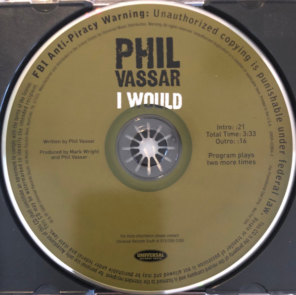 last ned album Phil Vassar - I Would