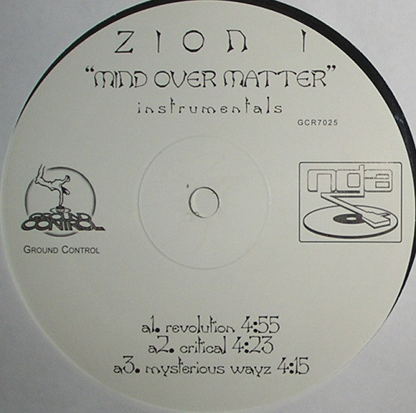 Zion I – Mind Over Matter (2000, Vinyl) - Discogs