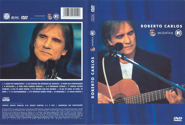 Roberto Carlos – Acústico MTV (2001, DVD) - Discogs