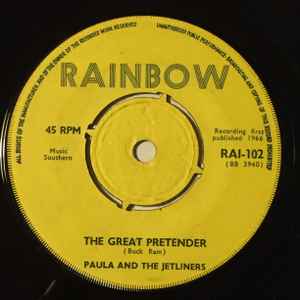 Paula And The Jetliners - The Great Pretender / The Legend Of The Man From U.N.C.L.E. album cover