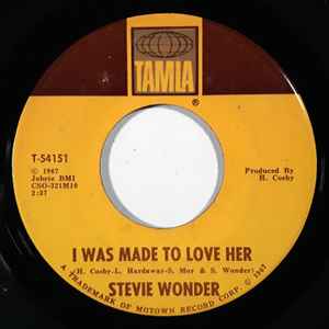 Stevie Wonder - I Was Made To Love Her / Hold Me album cover