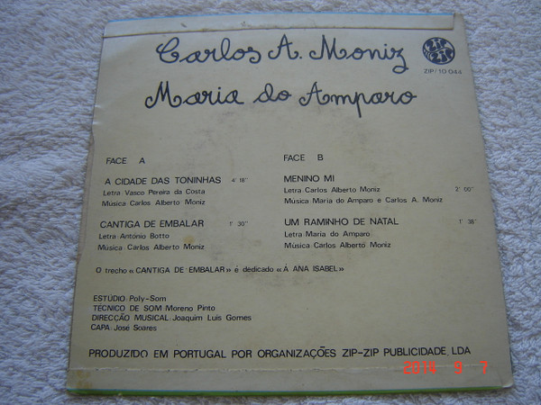 last ned album Download Carlos Alberto Moniz, Maria Do Amparo - A Cidade Das Toninhas album