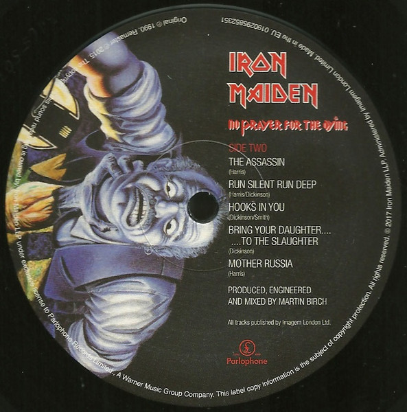 Discografía de Iron Maiden de 1990 a 2015 será relanzada en vinilo