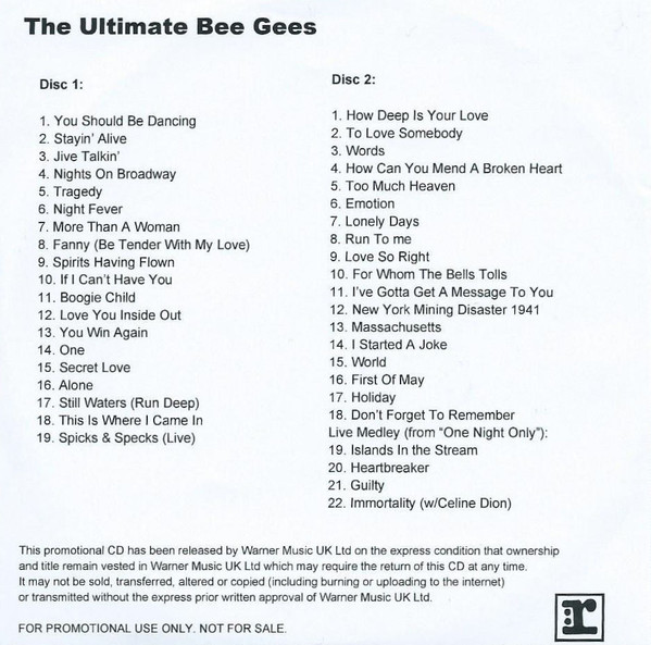 Ultimate Bee Gees 
