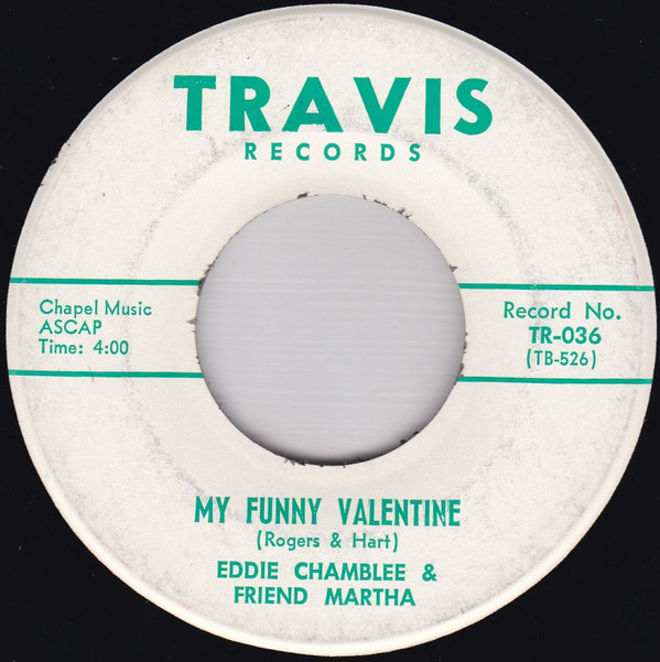 last ned album Eddie Chamblee & Friend Martha - My Funny Valentine Lucky Old Sun