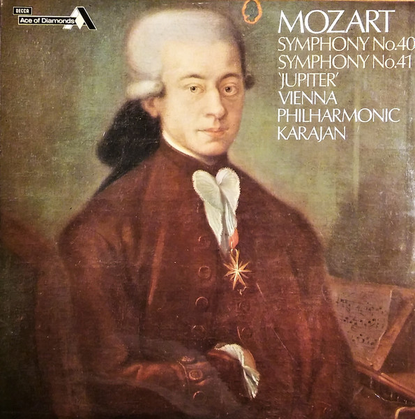 Mozart, Vienna Philharmonic · Karajan – Symphony No. 40 / Symphony No. 41  'Jupiter' (1970, Vinyl) - Discogs