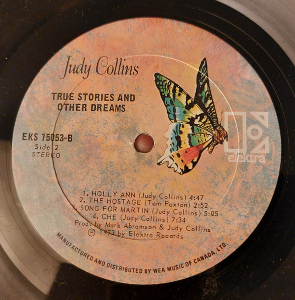 Judy Collins - True Stories And Other Dreams | Elektra (EKS 75053) - 4