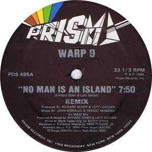 Warp 9 - No Man Is An Island (Remix) album cover
