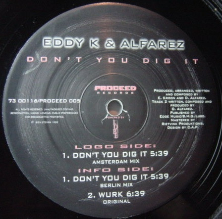 Album herunterladen Eddy K & Alfarez - Dont You Dig It Wurk