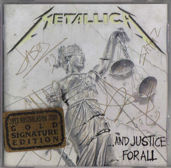 Metallica – And Justice For All (1993, Gold, CD) - Discogs